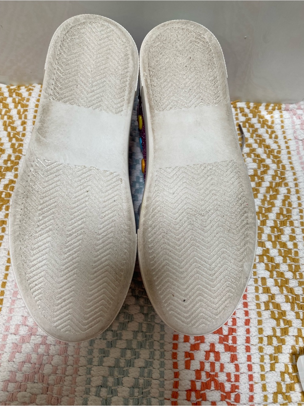 Betsey Johnson Hearts Rhinestone Sneakers - Picture 4 of 4